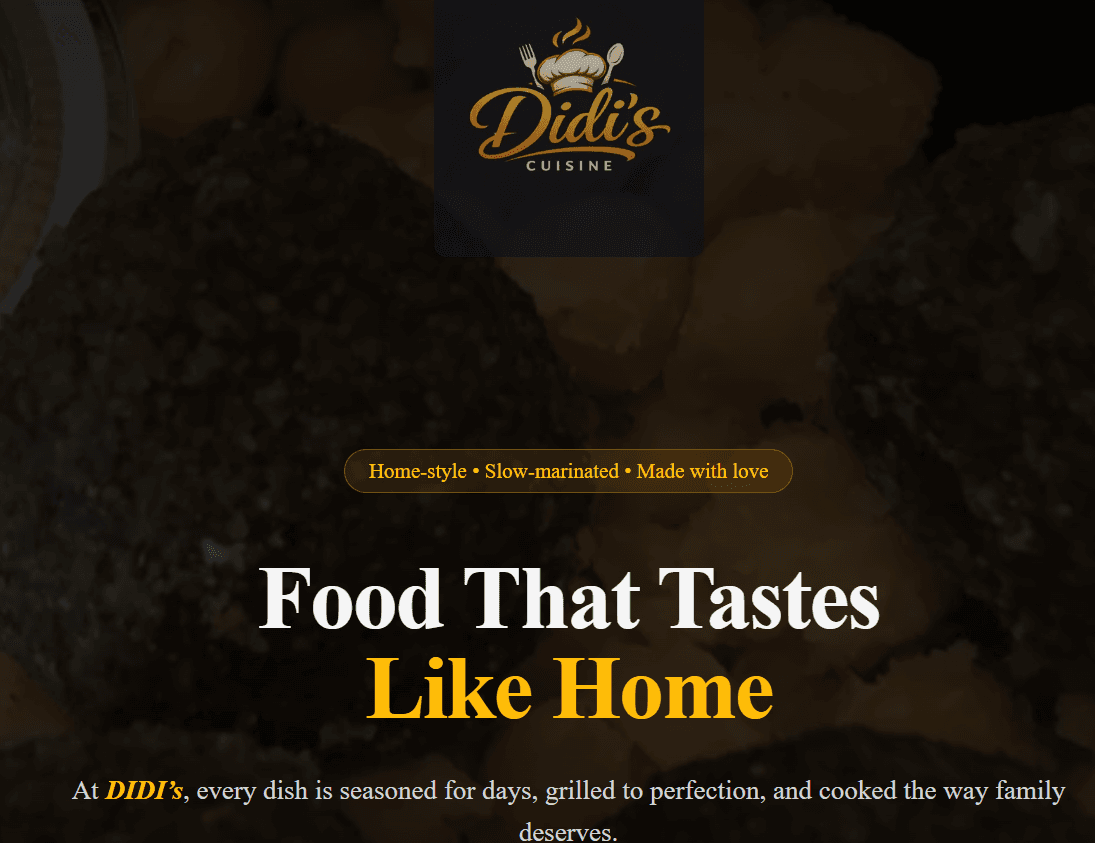 Restaurant Website & Online Ordering project preview